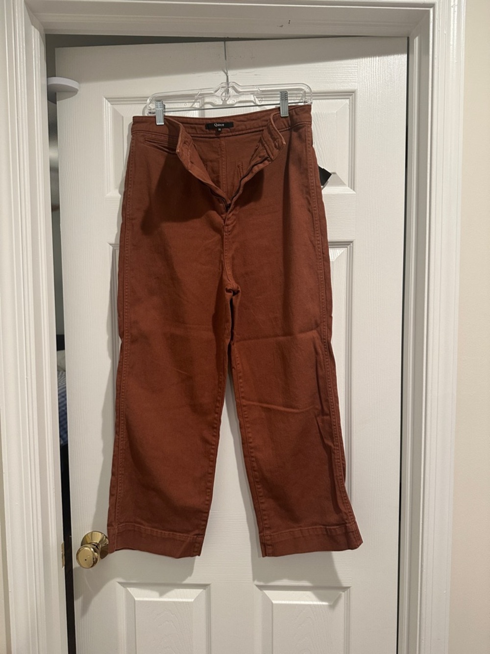 Quince Wide Leg Pants Rust Brown Women’s 30 - Picture 8 of 8